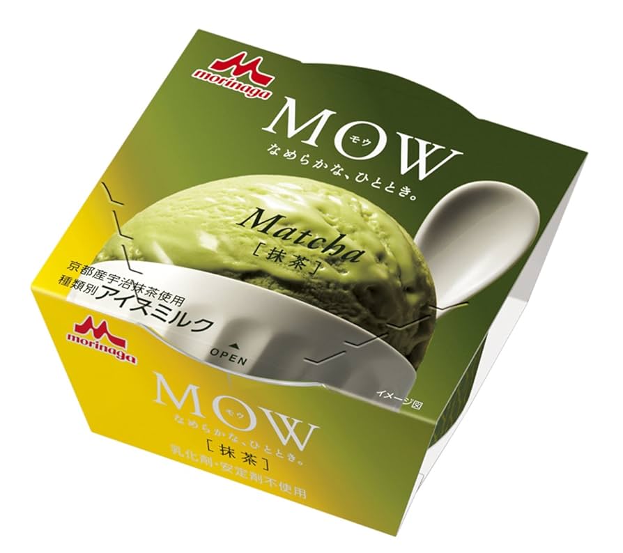 Amazon.co.jp: 森永乳業 MOW抹茶 140ml×18個 : 食品・飲料・お酒
